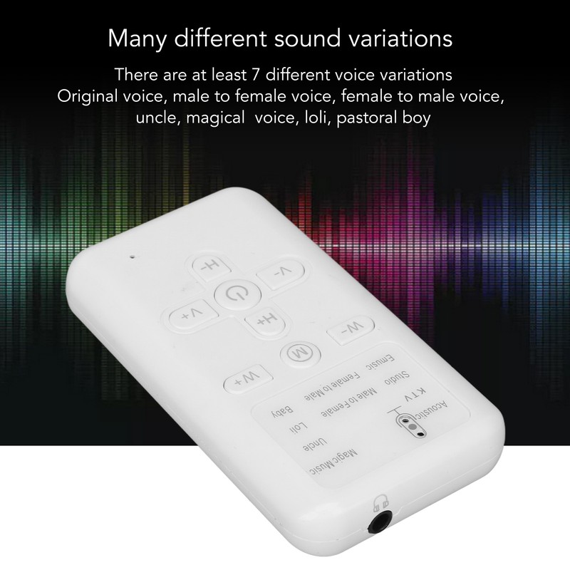 Live Sound Card Voice Changer 8 Sound Effects Plug and