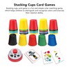 Stacking Cups Card Games Toy Early Educational Training Colorful Interactive