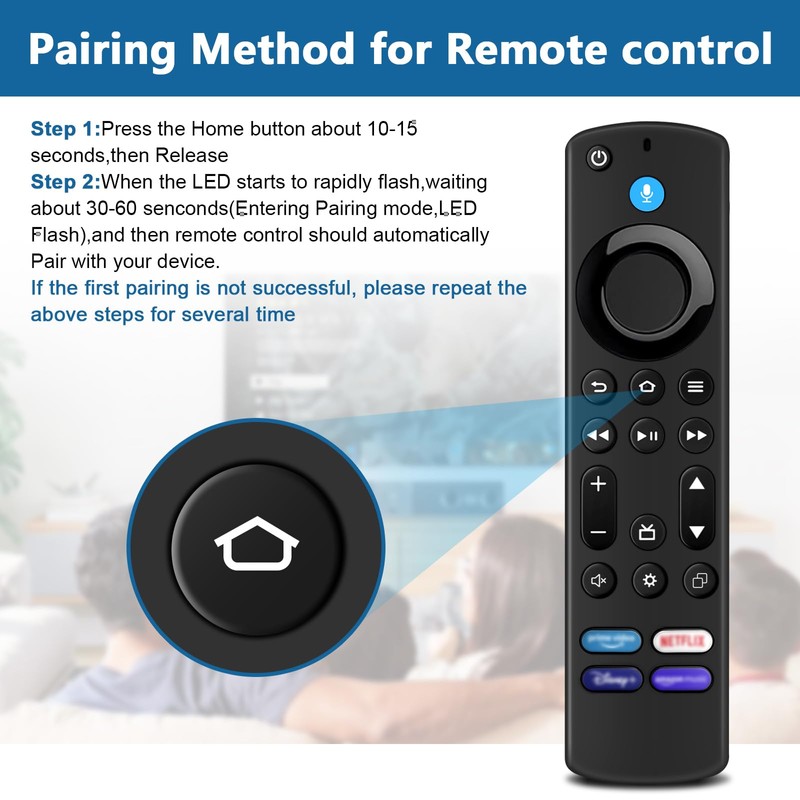 Replacement Voice Remote (3rd Gen) with Voice Function Fit for