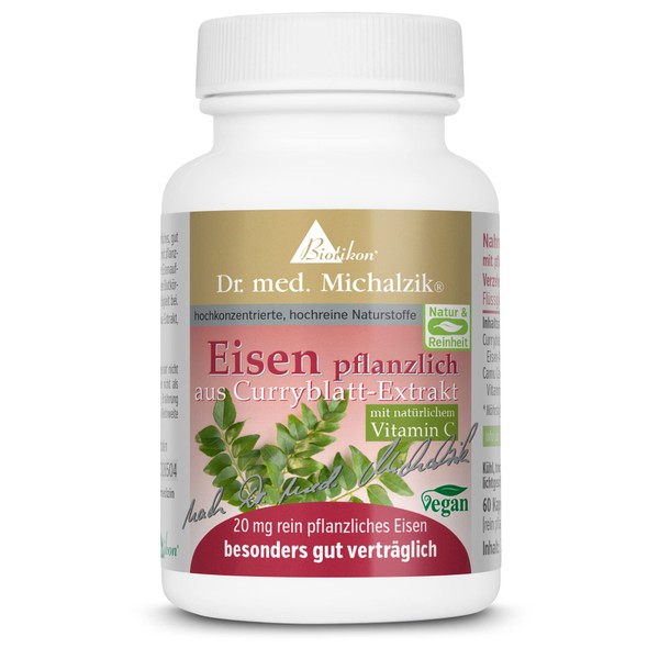 Biotikon Eisen pflanzlich Dr. med. Michalzik - ohne Zusatzstoffe -