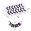 TOVINANNA 7 Pair Lash Clusters Women's False Eyelashes Curl for
