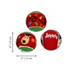 KONG Holiday SqueakAir Balls 6pk Small