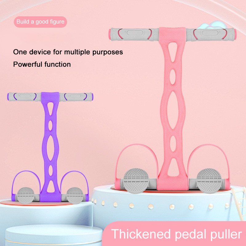 Multifunction Tension Rope Elastic Yoga Pedal Puller Resistance Band Fitness