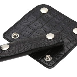 Yurosiay Pack of 2 Leather Handbag Handles Protection Removable Bag Handle Covers Soft Leather Handbag Handle Wraps Cover with Press Stud Luggage Handle Wrap Bag Handles Case 13 x 10 cm Black