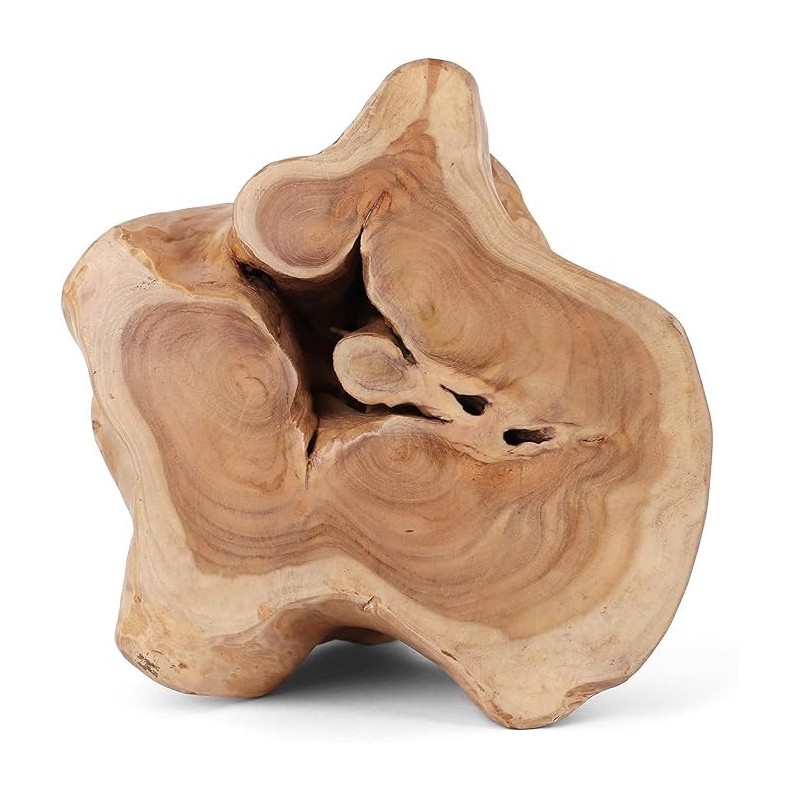 Rutledge & King Java Teak Root Stool - Wooden Stool