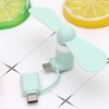 Sichuan Type C Fan,Portable 2 in 1 Cooler Type-C Hanldheld