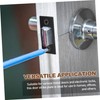 DOITOOL Locks Proofing Kit Flush Bolt Black Door Strike Plate