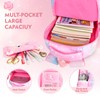 QJHEC Kawaii Rainbow Backpack for Girls – Cute Starry School