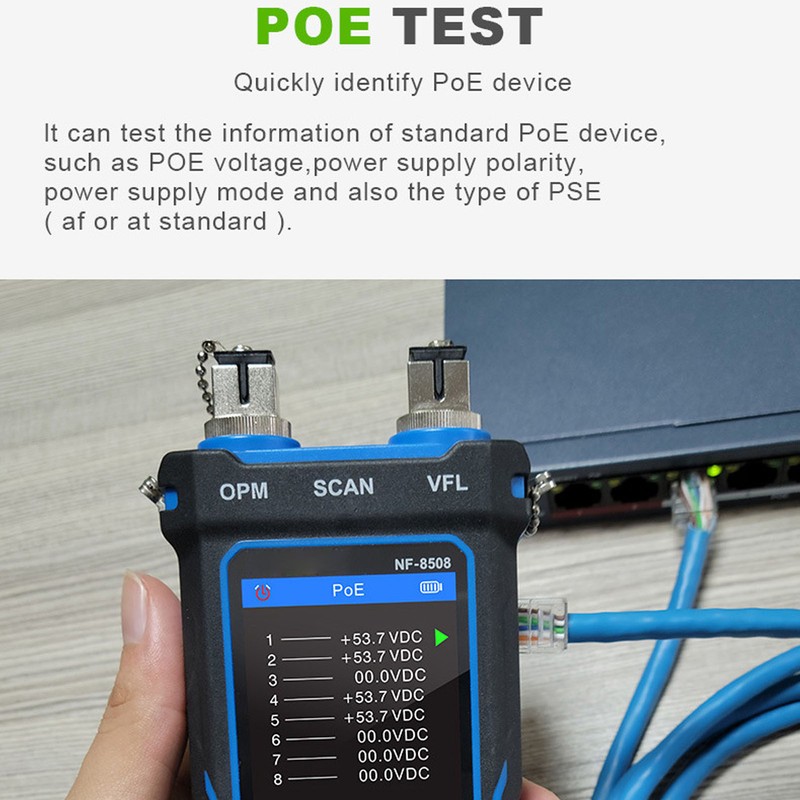Network Wire Finder Optical Wire Meter Tracer Digital Fiber Optic