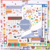 28 Sheets Annual Planner Stickers Cartoon Daily Calendar Stickers Months