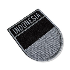 Generic BP0419E-002 Indonesia Flag Embroidery Patch 2.68″×3.15″ (C) Keychain)