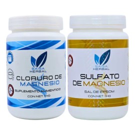Cloruro de Magnesio  Sulfato de Magnesio  1 Kg cu  Saisa Herbal  Suplemento Alimenticio Calidad Premium  Salud sea, Muscular y Bienestar General      