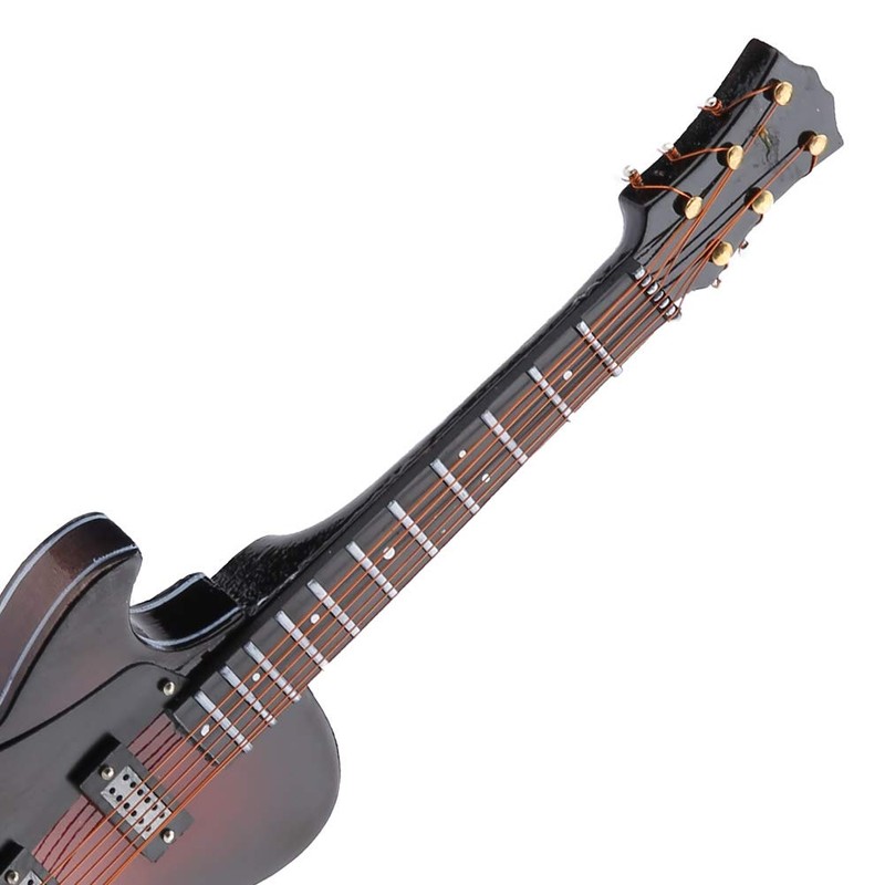 Classical Guitar Model Miniature Replica Mini Guitar Model Ornaments Musical