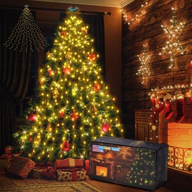 GOKINDOR Christmas Tree Lights Christmas Lights Indoor Outdoor 6.6FT x 16 Christmas Fairy String Lights with 8 Modes/Timer/Memory Function Christmas Tree Decorations