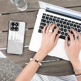 HAOYE Case for Honor X6C - Slim TPU Cover with Reinforced Corners, Shockproof Bumper Shell, Transparent Design, Anti-Fingerprint - Purple