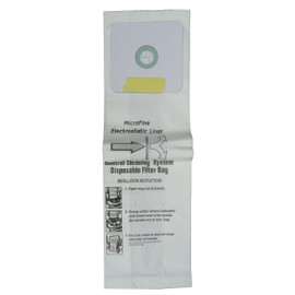 18 Central Vacuum Cleaner bags For Nutone Broan Cyclovac Dynavac Easyflo Eureka Filteraire Frigidaire Housekeeper/Rittenhouse Husky Miami Carey Singer Smart Soluvac Vacuflo 391, CF3918, 110025, 110056, Nutone-391, 44186 6 gallon