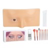 3D Silicone Makeup Practice Face Board with 20ml Cleansing Oil