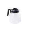 Fackelmann Black and Transparent Glass Coffee Pot 1.5 L