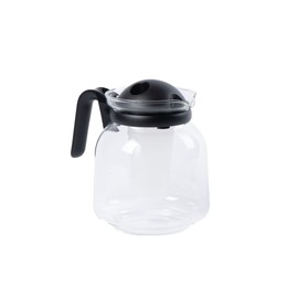 Fackelmann Black and Transparent Glass Coffee Pot 1.5 L