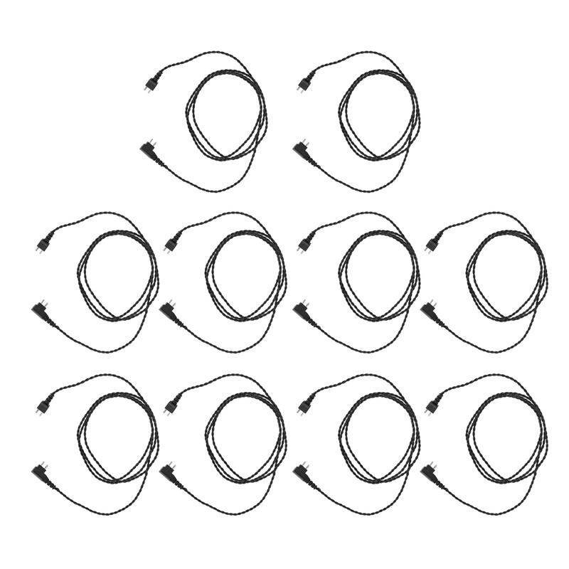 10pcs 2pin BW Hearing Aids Receiver Wire Heat Resistant Good