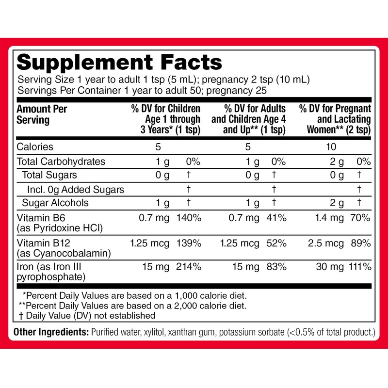 BioFe Liquid Iron for The Whole Family, 50 Servings