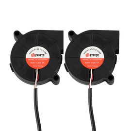 BCZAMD Prusa i3 MK3 MK3S Cooling Fan 5015 50 x 50 x 15 mm 5 V DC 0.35 A Hotend Cooler Blow Radiator Sleeve Bearing for 3D Printer Parts Accessories 2 Pieces