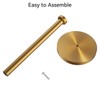 Paper Towel Holder Countertop, Gold Paper Towel Roll Holder for
