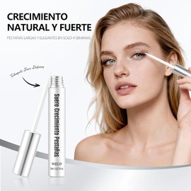 WEUD Serum Pestañas Coreano con Multi Péptido y Biotina B7, Suero Profesional para el Crecimiento de Pestañas, Fórmula de Péptidos Compuestos para Mejora el Crecimiento de Pestañas, Funciona Rápido