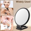 1X/10X Magnifying Handheld Mirror Double Sided, Foldable Travel Makeup Mirror,