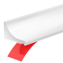 Zehiels 39Inch Shower Threshold Water Dam, Self-Adhesive Silicone Shower Barrier Water Stopper Shower Door Bottom Seal Strip Shower Splash Guard for Bathroom Kitchen Bathtub