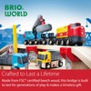 BRIO World Collapsing Bridge for Wooden Train Set - 3-Piece