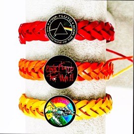 PINK FLOYD  SET OF THREE COLOR BRACELETS