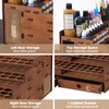 OPHIR Paint Storage, Wooden Paint Organizer with 98 Holes Dia.1.02