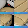 KAYI Car Seat Cushion, Comfort Memory Foam Leather Car Cushions,