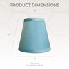 Royal Designs, Inc. Empire Chandelier Shade CS-1006-5BLU, Blue, 3 x