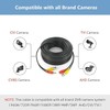 MaxSell BNC Security Camera Cable, 5-50M Length, Compatible with DVR/CCTV/AHD/CVI/TVI
