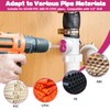 Original Design Patent Triple Inserts 1-1/4 Inch PVC Pipe Reamer,