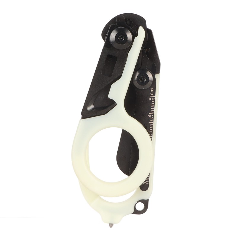 Emergency Response Shears with Glass Breaker Stainless Steel Plastic Luminous