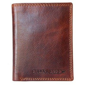 Bull Burry Men's Brown Glazed Smart Designed Genuine Leather Wallet with RFID (Data Protection)