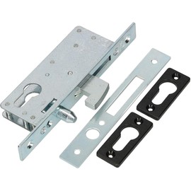 KOTARBAU® Hook Lock Sliding Gates Mortise Lock H-50 Sliding Door Lock Hook Latch Lock Galvanised Corrosion Resistant Strike Plate Entrance Gate
