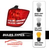 Sagnod Auto Tail Ligh compatible with 2009-2020 Dodge Journey Right