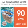 TidyMister 17.5'' Ultra Fine Mesh Pool Skimmer Net Rake for