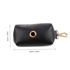 Gatuida 2pcs Pet Poop Bag Holder Stylish Waste Bag Dispenser Pouch with Clip for Dog Walking Travel Outdoor Use Convenient Accessory for Easy Cleanup