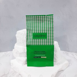 1+1 Easydew Glow Balm Cover Pact Refill 19g Semi Glow Pact / 1+1 이지듀 글로우밤 커버 팩트 리필 19g 세미 글로우팩트