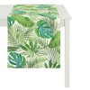 Apelt Table runner, COTTON, green, 140 x 48 x 0.5