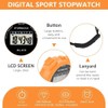 Digital Sports Stopwatch Timer, Multi-Function Large Display Stopwatch With Countdown