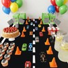 Remagr Racetrack Floor Running Black Racer Party Decoration Mat Road