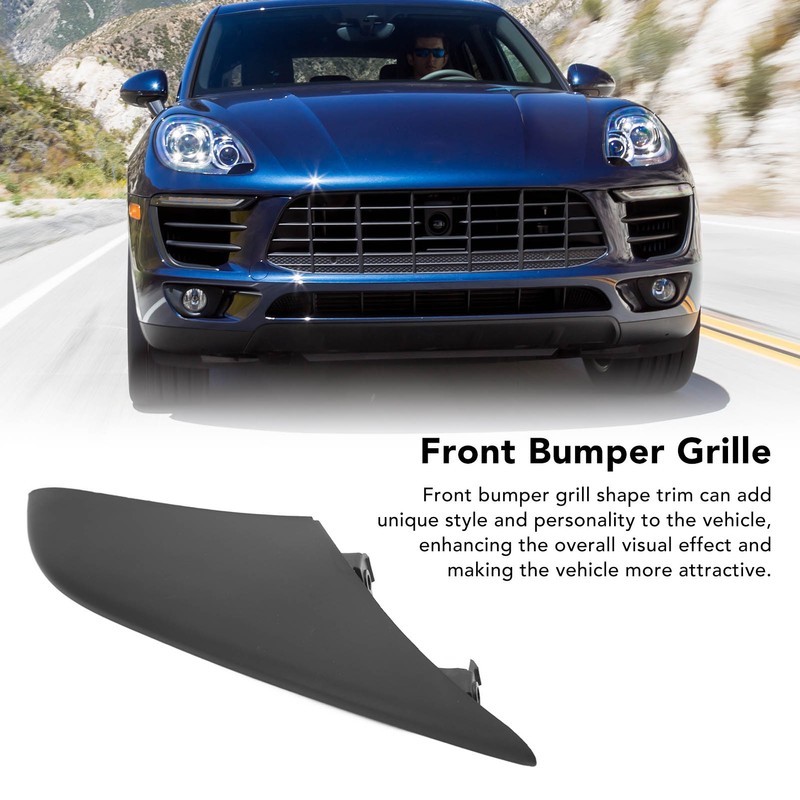 Front Bumper Grille Stylish Strong Protection Rugged Bumper Grille Molding