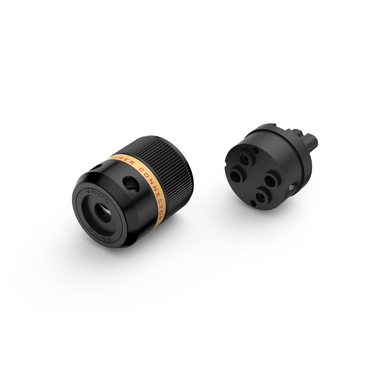 Viborg Audiophile IEC Figure 8 C7 Connector Female Plug Pure