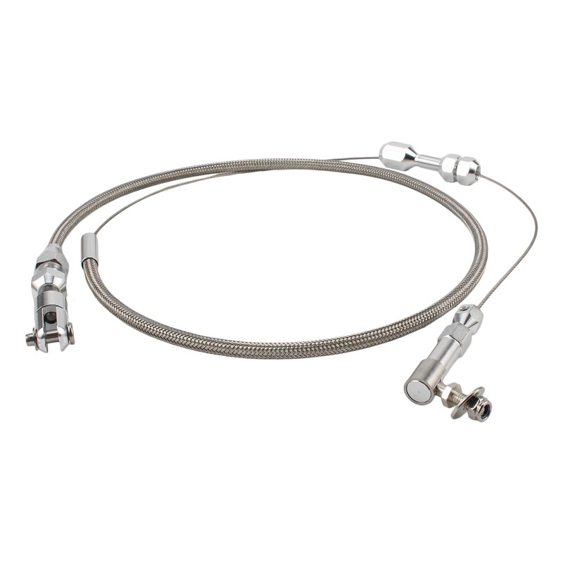 Carbhub Accelerator 24inch Stainless Steel Throttle Cable Braided Universal For